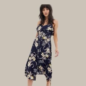 Band of Gypsies Floral navy blue Dress